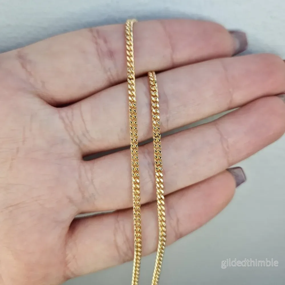 Guldkedja – Pansar Bredd 2,2mm Guldkedja – Pansar Bredd 2,2mm