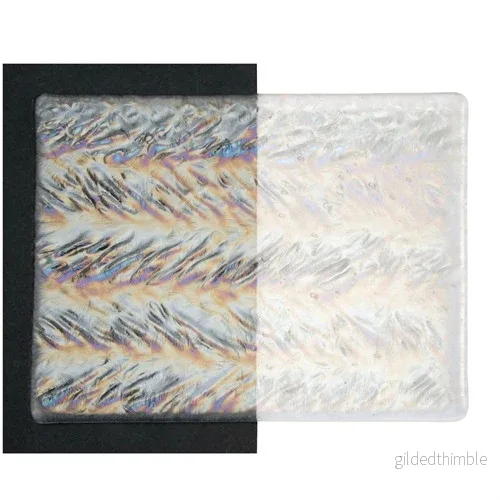 Bullseye 1101-HR71 Clear Herringbone Iridiserande 3mm