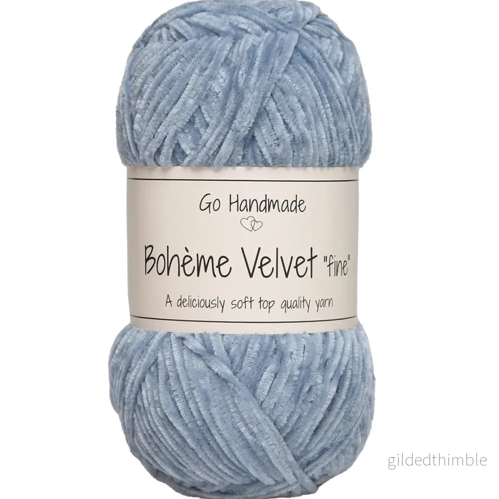 Jeans Blue - Bohème Velvet "Fine"