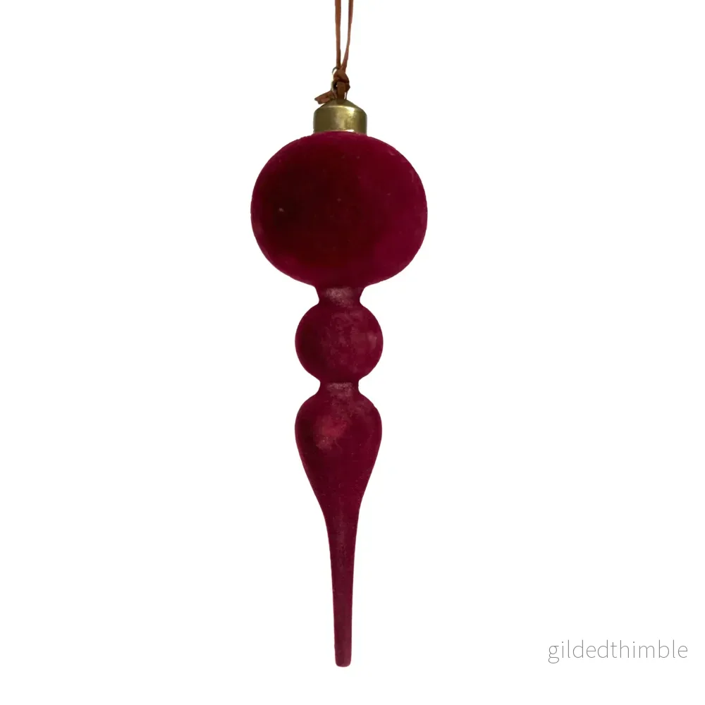Spira Glas Röd Sammet - Bild 2