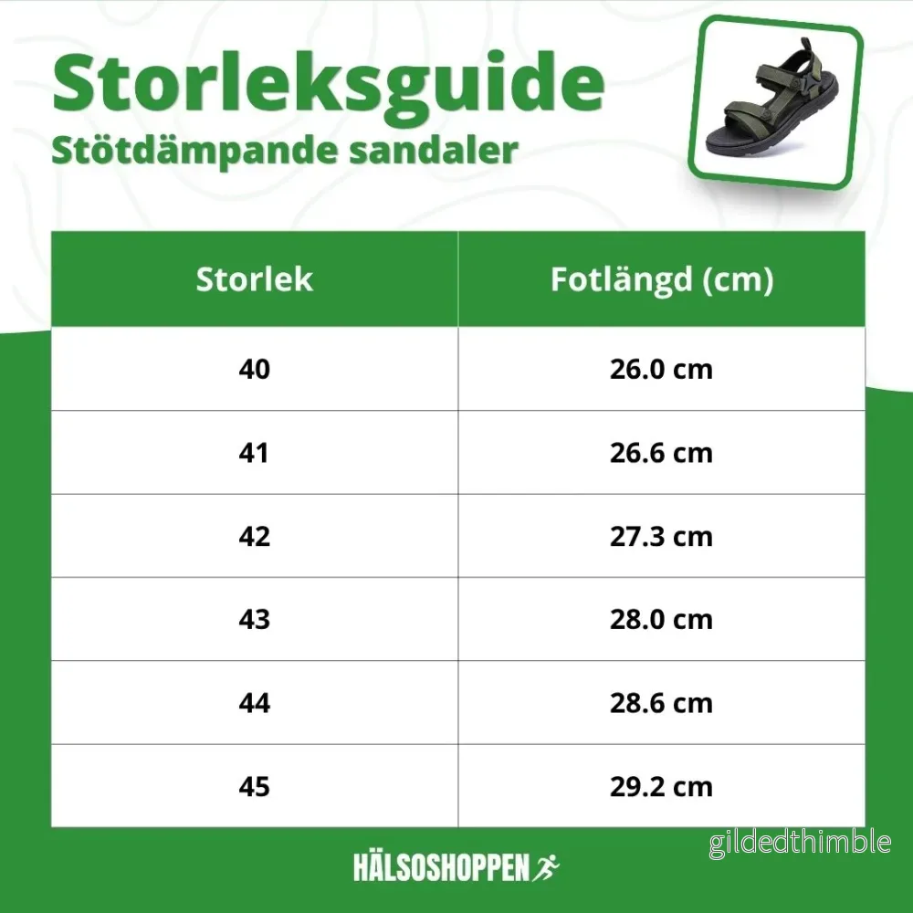 Stötdämpande sandaler - Bild 3
