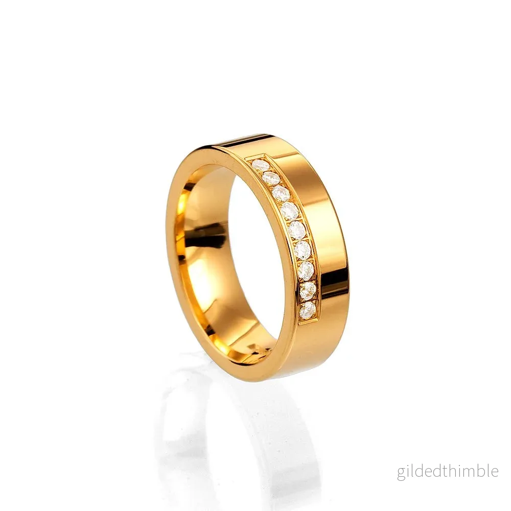 Vigselring Majken 18k guld