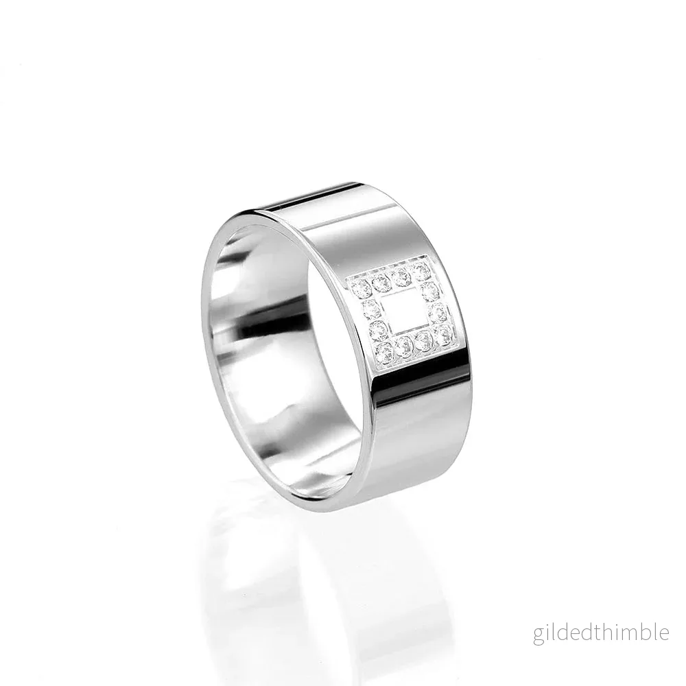 Vigselring Jane 18k vitguld