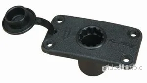 FLUSH DECK MOUNT, BLK FLUSH DECK MOUNT, BLK