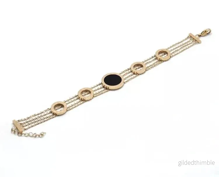 Guld armband riviera chain - Bild 3