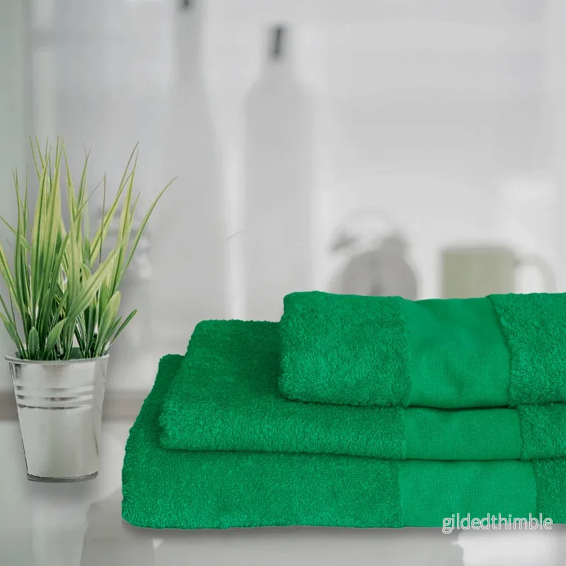 Ikdienas frotē dvielis 360 g/m² | Izteiksmīgi zaļš Ikdienas frotē dvielis 360 g/m² | Izteiksmīgi zaļš